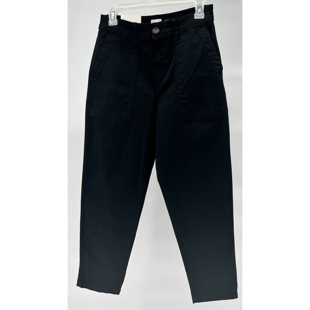 A New Day Women's Size 4 Slim Fit High Rise Stretch Black Pants Tag Attached